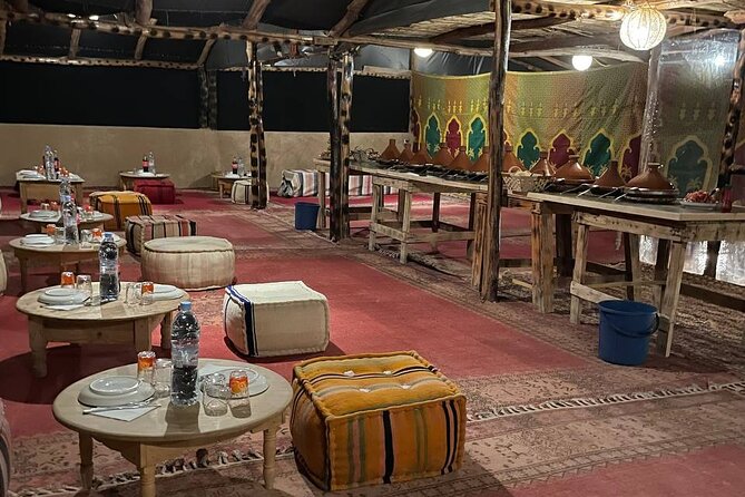 Magical dinner, sunset, music and fire show in Agafay desert - The guides and service