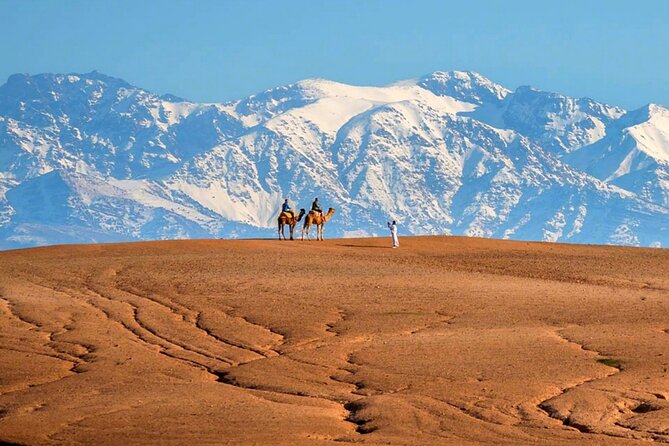 Marical dinner and camel ride at sunset in Desert of Marrakech - Imlil Valley at 1,740 meters