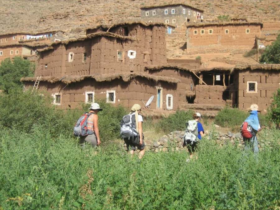 Marrakech: 3-Day High Atlas Mountains and Three Valleys Trek - Day one: Imlil to Tizi n’Tamterte and Tachdirt