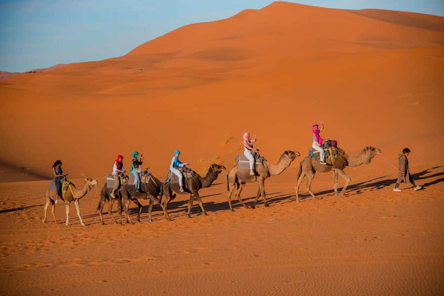 Marrakech: 3-Day Merzouga Desert Tour Camel & Sandboarding - The Berber camp offers music, dinner, and a cold night