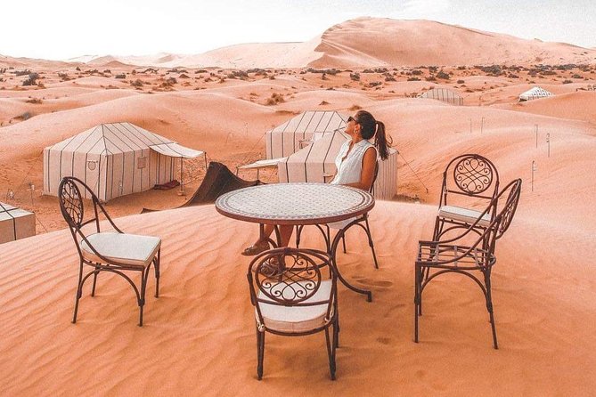 Marrakech 3-Day Shared Tour to the Merzouga Desert - Sunset by dromedary at Erg Chebbi