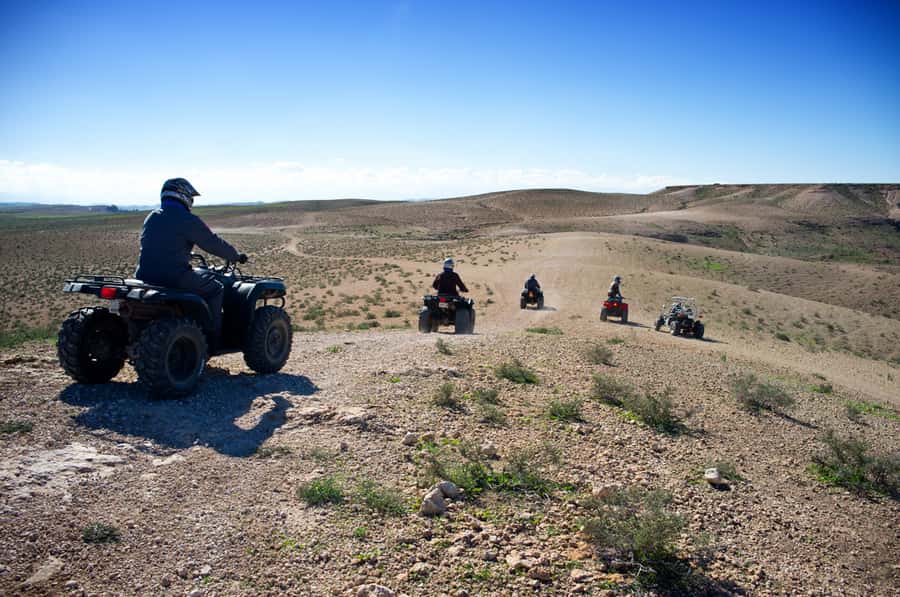Marrakech: 3-Hour Quad Bike Adventure - Riding through palms, tracks, and dry riverbeds