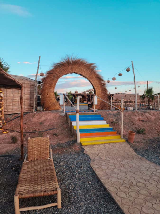 Marrakech: Agafay Camel Ride & Dinner with Fire Show Tour - Leaving Marrakech for the rocky Agafay Desert