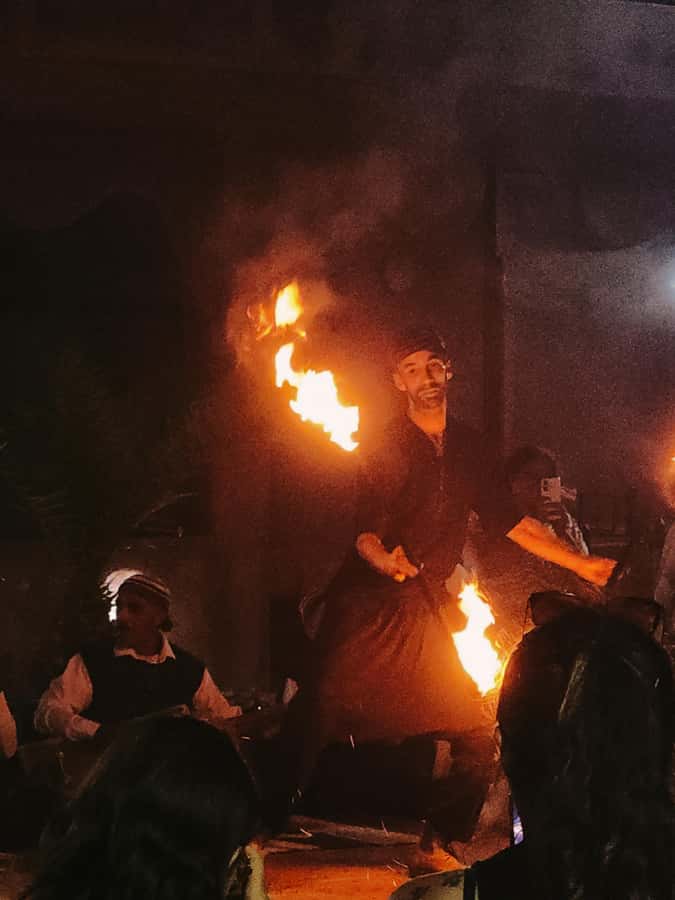 Marrakech: Agafay Camel Ride & Dinner with Fire Show Tour - What $28 really gets you