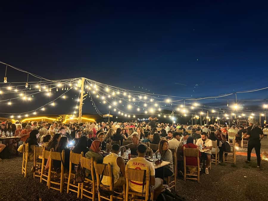Marrakech: Agafay Desert Camel Ride, Dinner, Fire Show - The argan oil stop adds local context