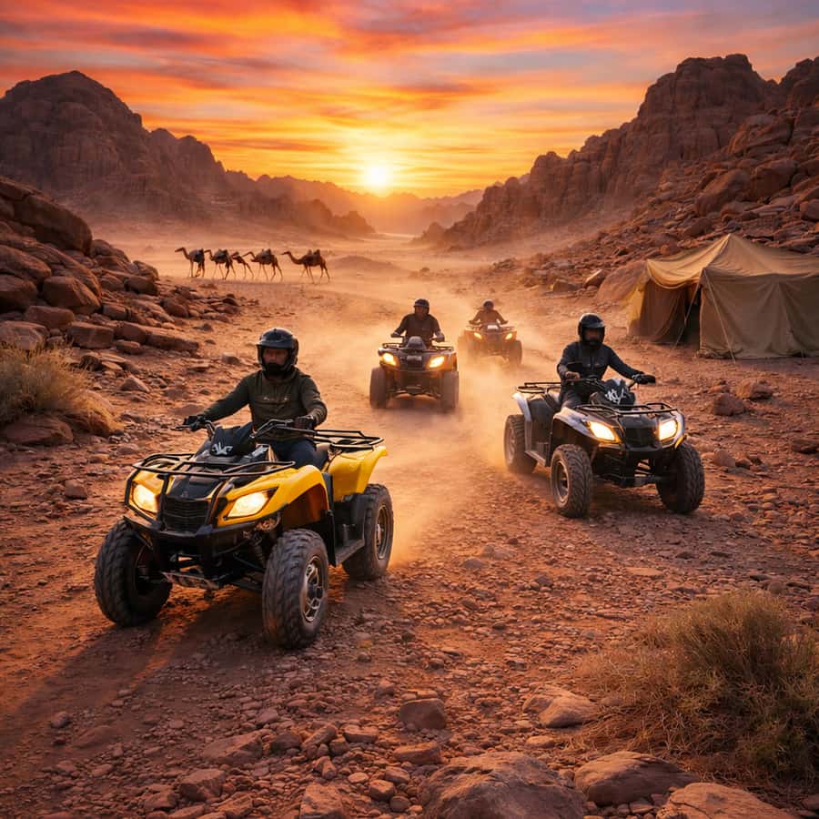 Marrakech: Agafay Desert Camel Ride & Quad with Dinner Show - Agafay gives you desert scenery without the Sahara journey