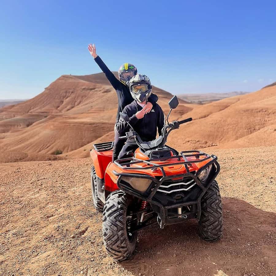 Marrakech: Agafay Desert Camel Ride & Quad with Dinner Show - The quad-bike session supplies the real rush