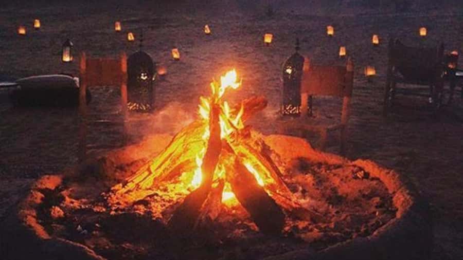 Marrakech Agafay desert: Camel Ride, Sunset, Dinner show - A 30-minute camel ride at sunset