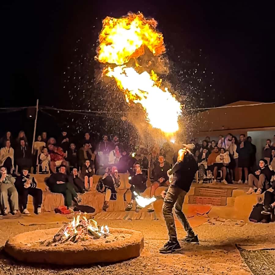 Marrakech: Agafay Desert Camel Ride with Dinner & Show - A short camel ride at sunset