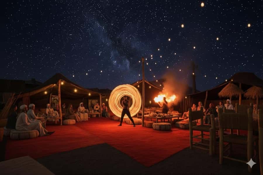 Marrakech: Agafay desert camel ride with dinner & spectacle - The Marrakech pickup and drive