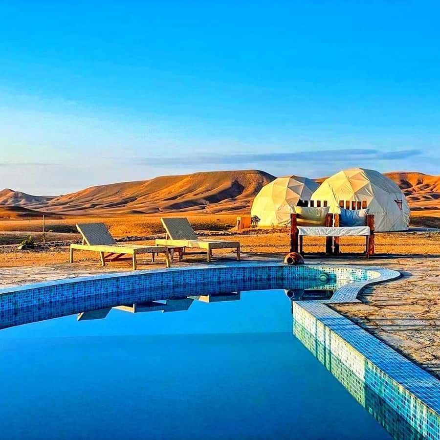 Marrakech: Agafay Desert Camp Lunch with Camel Ride and Pool - Key points to know before booking