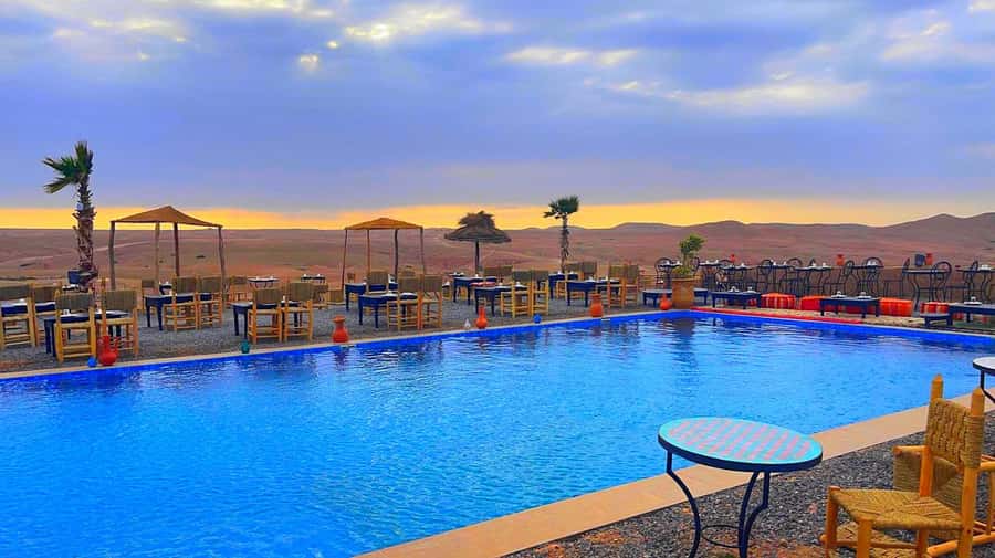 Marrakech: Agafay Desert Camp Lunch with Camel Ride and Pool - A first look at the desert camp