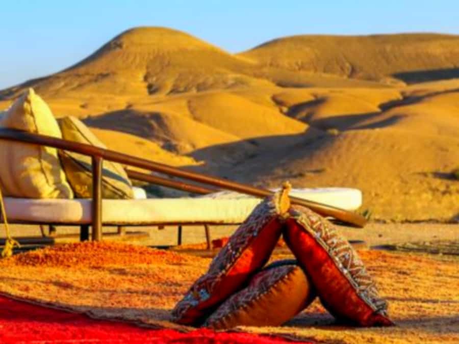 Marrakech: Agafay Desert Camp Lunch with Camel Ride and Pool - The road conditions and timing