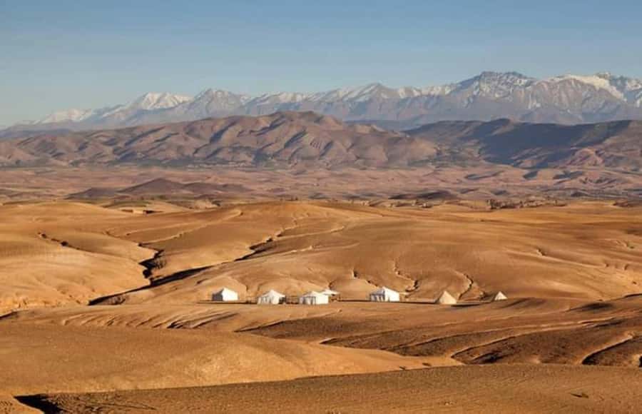 Marrakech: Agafay Desert Dinner and Sunset Camel Ride Trip - The return drive to Marrakech