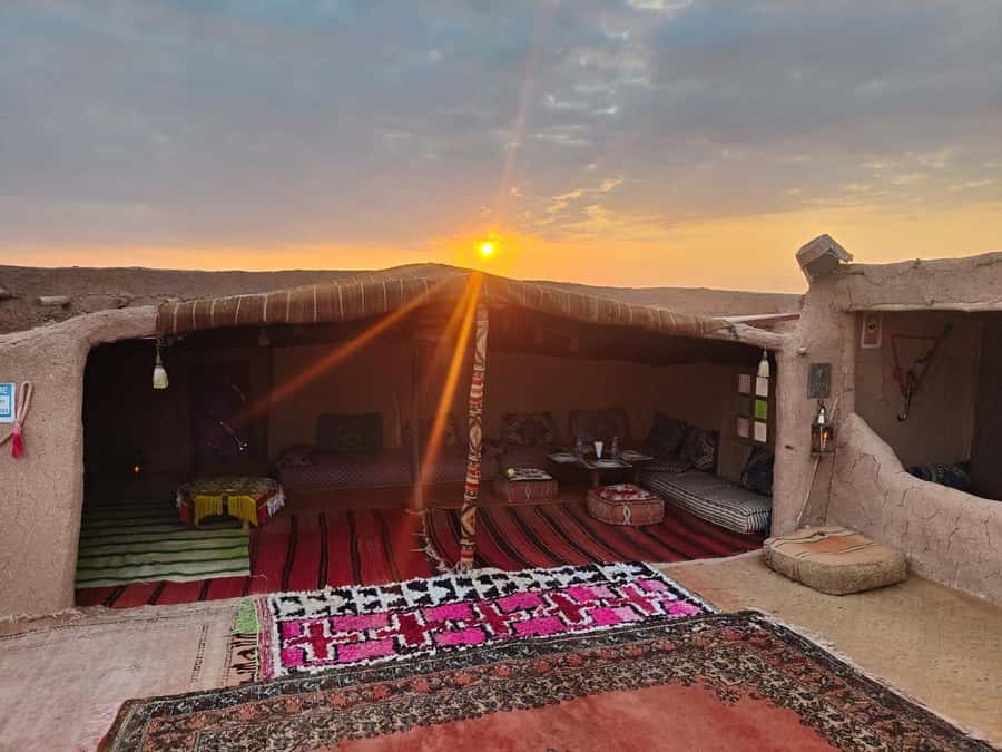 Marrakech: Agafay Desert Dinner Show with Sunset Camel Ride - The fire show that closes the night