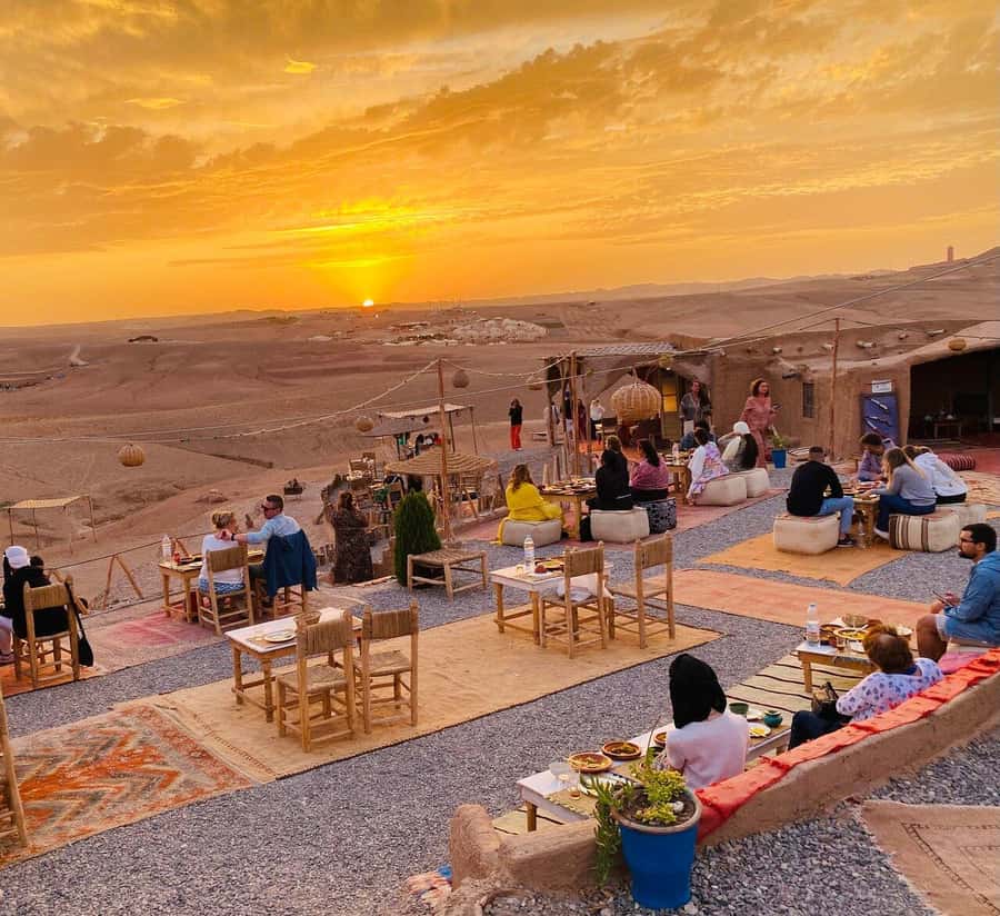 Marrakech: Agafay Desert Dinner Show with Sunset Camel Ride - A possible Takerkoust Dam stop