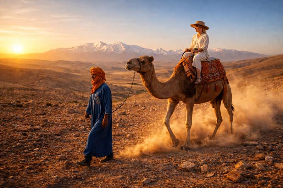 Marrakech: Agafay Desert Escape with Quad or Camel Ride - Camel Ride: Slow Pace, Big Views