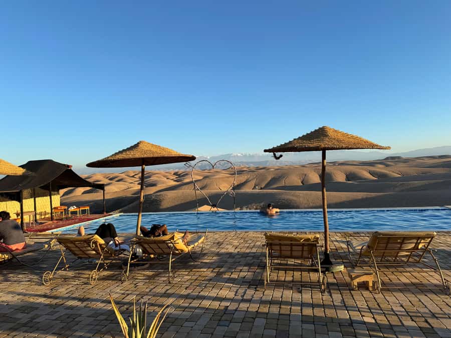 Marrakech: Agafay Desert Escape with Swimming Pool and Lunch - The pool is the center of the experience
