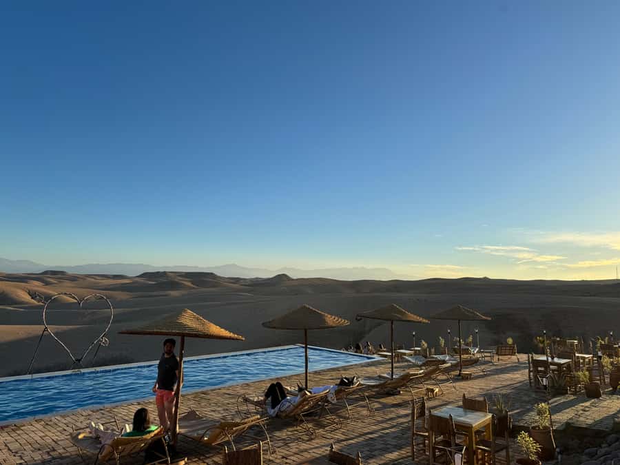 Marrakech: Agafay Desert Escape with Swimming Pool and Lunch - A closer look at the timing