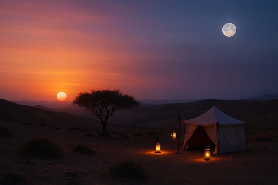 Marrakech: Agafay Desert Magic Sunset Dinner & Live Show - The argan cooperative gives the evening more meaning