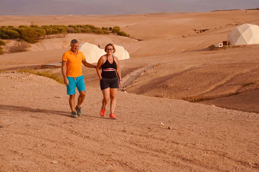 Marrakech: Agafay Desert Magic Sunset Dinner & Live Show - Guides who keep the evening moving