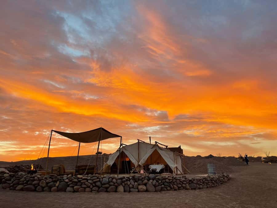 Marrakech: Agafay Desert Private Dinner w/ Music & Fire Show - A Private Tent With Its Own Fire