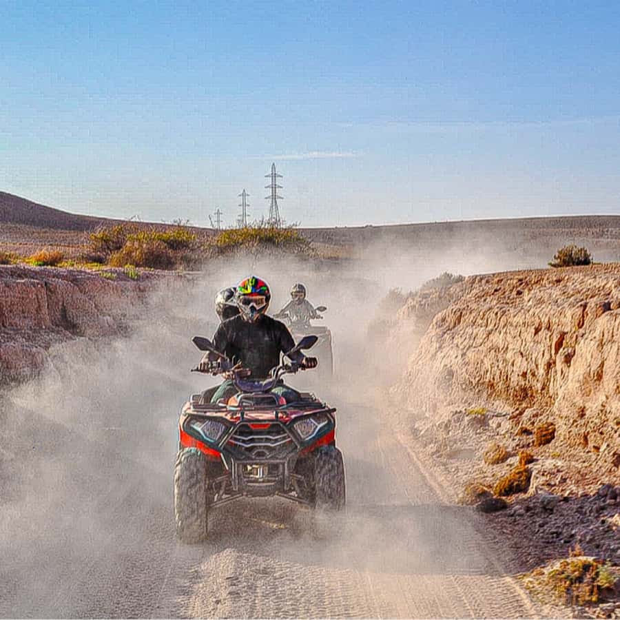 Marrakech: Agafay Desert Quad Biking, Camel Ride Fire Show - The argan oil cooperative adds a cultural stop