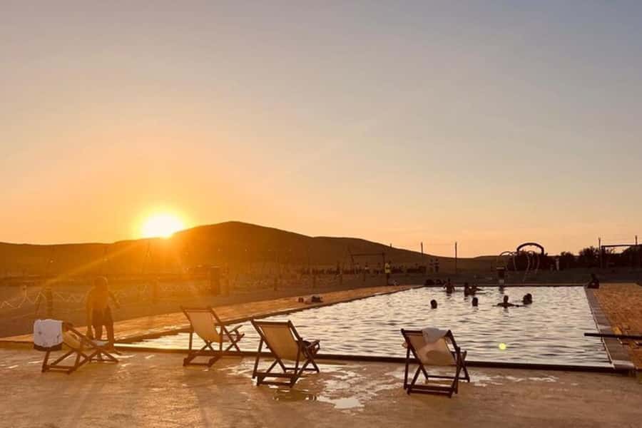 Marrakech: Agafay Desert Quad Biking & Dinner Show - Sun Sky Camp gives you the evening’s main setting