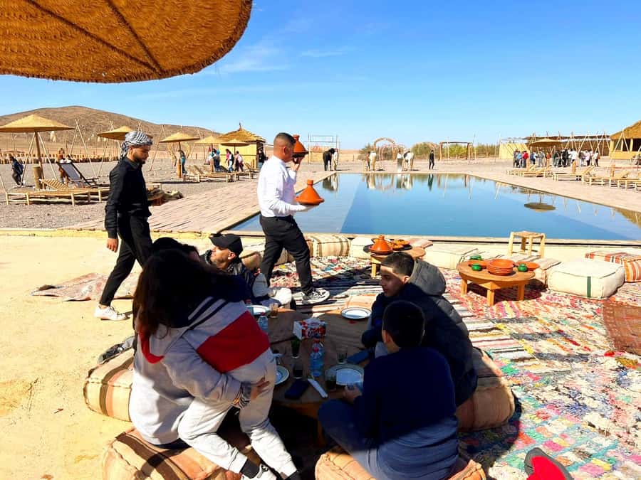 Marrakech: Agafay Desert Quad Biking & Dinner Show - Dinner is better than the low price suggests