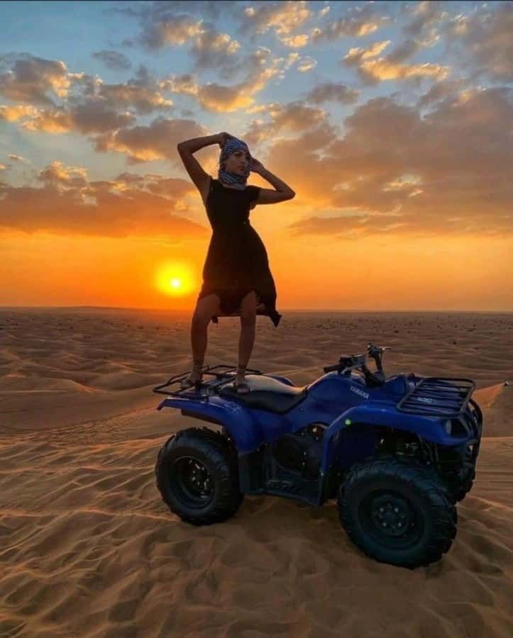 Marrakech: Agafay Desert Quad Biking with Dinner & Show - Getting ready for the quad bikes