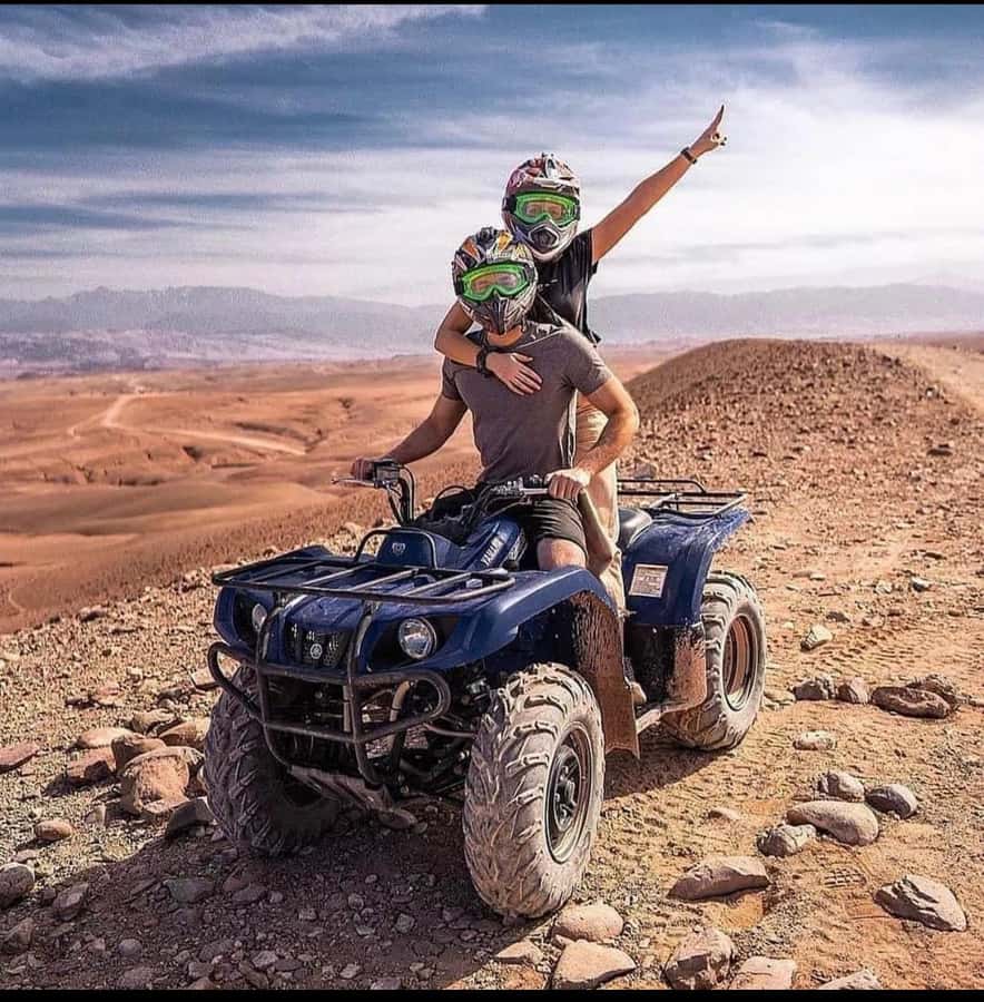 Marrakech: Agafay Desert Quad, Camel Ride & Dinner Show - Pickup, traffic, and the argan oil stop