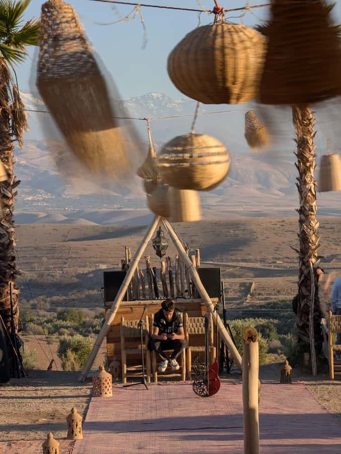 Marrakech: Agafay Desert Quad & Camel Rides, Dinner & Show - A Short Camel Ride at Sunset