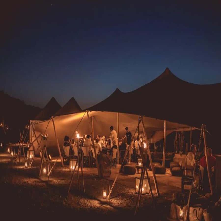Marrakech: Agafay Desert Quad & Camel Rides with Dinner Show - Gnawa music, dancing, and the fire show