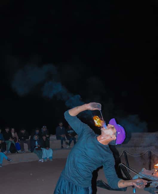 Marrakech: Agafay Desert Sunset, Camel Ride, Dinner and Show - Watching the Agafay sunset from a camel