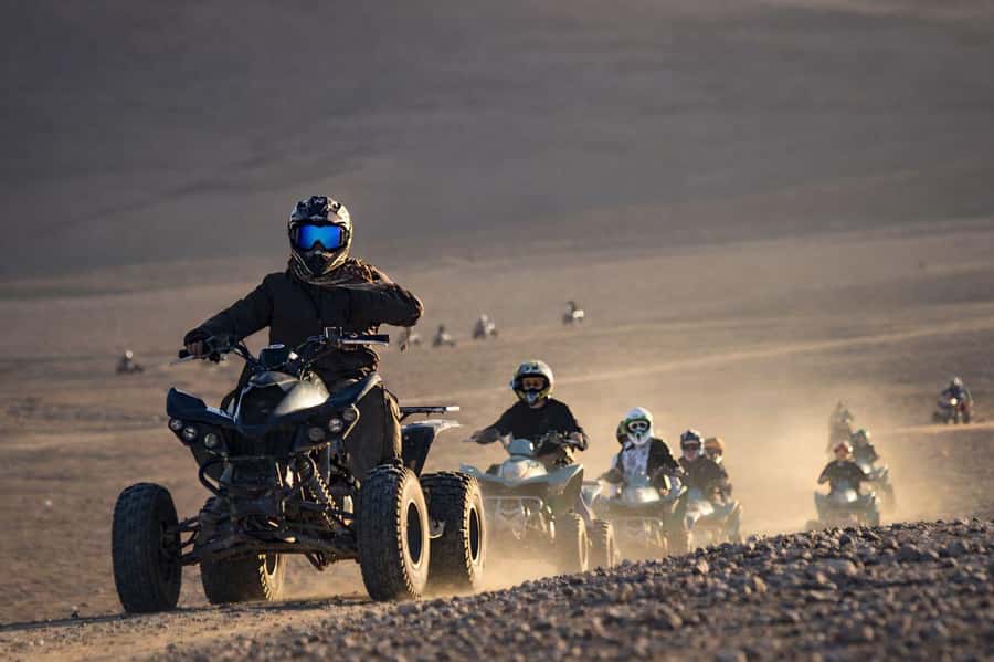 Marrakech: Agafay Desert Sunset Camel Ride, Quad & Dinner - Key points at a glance
