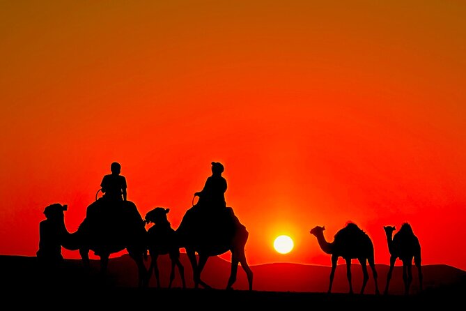 Marrakech Agafay Desert Sunset: Camel Ride & Traditional Dinner - Leaving Marrakech for the Agafay Desert
