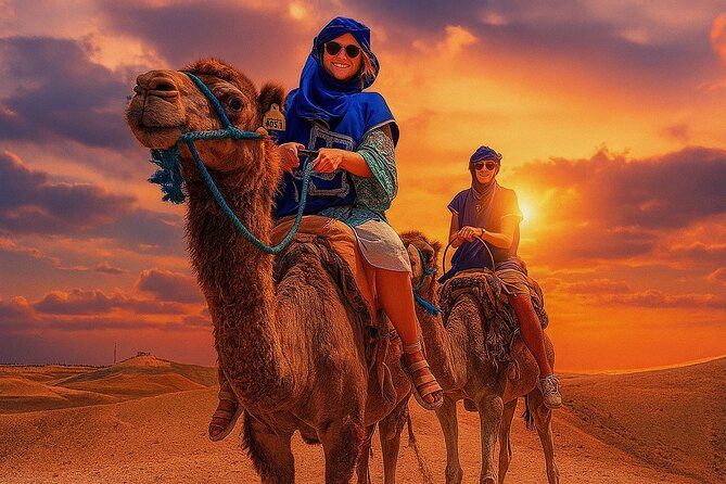 Marrakech Agafay Desert Sunset: Camel Ride & Traditional Dinner - Dinner at a traditional Berber camp