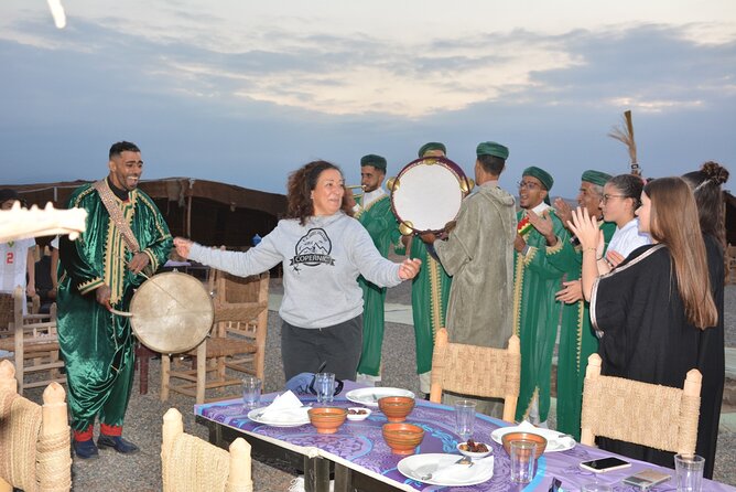 Marrakech: Agafay Desert Tour with Quad, Camel Ride & Dinner - Firelight, Moroccan dinner, and an evening show