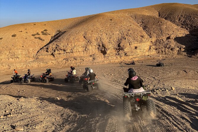 Marrakech: Agafay Quad Tour with Camel Ride, Dinner & Show - First views of Agafay and the Atlas Mountains