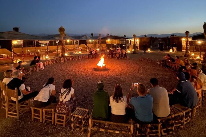 Marrakech Amazing Dinner Show in Agafay Desert, Sunset Camel Ride - Agafay gives you desert scenery without a full-day drive