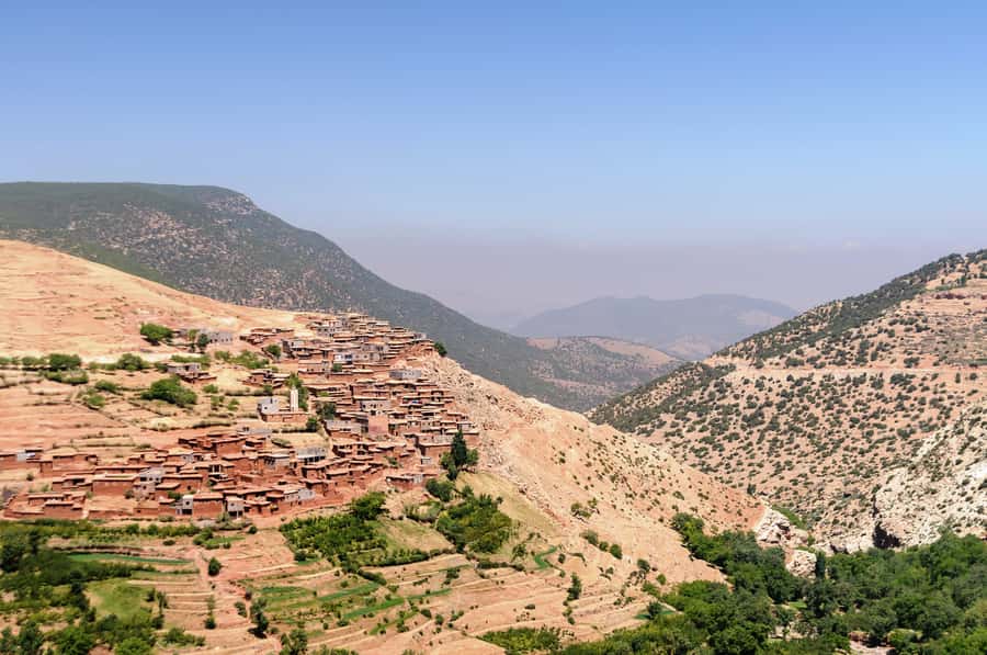 Marrakech: Atlas Mountains & Agafay Desert Tour w Camel Ride - Tamatert terraces and the quieter side of the valley