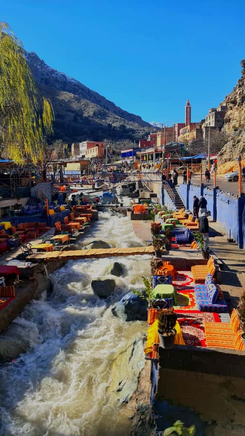 Marrakech: Atlas Mountains & Ourika Waterfalls, Lunch+Guide - Leaving Marrakech for the Ourika Valley