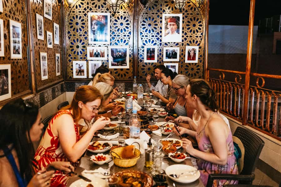 Marrakech: Authentic Moroccan Food Walking Tour & Dinner - Harira, chebakia, and the flavors of Moroccan tradition