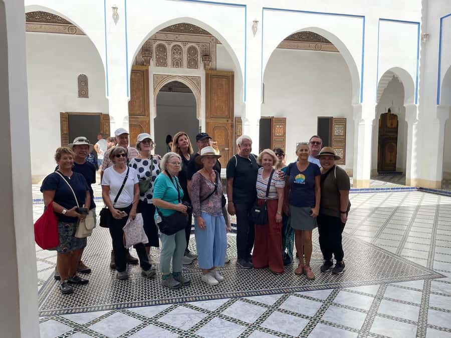 Marrakech: Bahia Palace Guided Tour with Skip-the-Line Entry - Walking from the square through the Medina