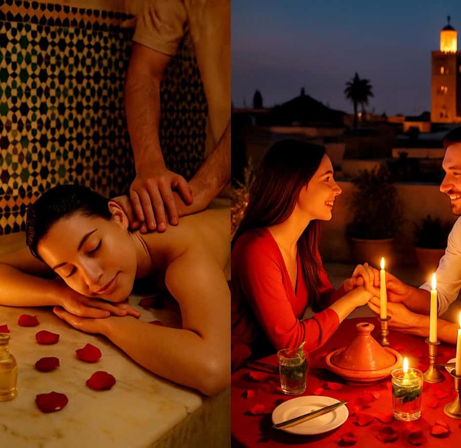 Marrakech: Blissful Spa Escape & Romantic Candlelight Dinner - A strong scrub followed by an argan oil massage