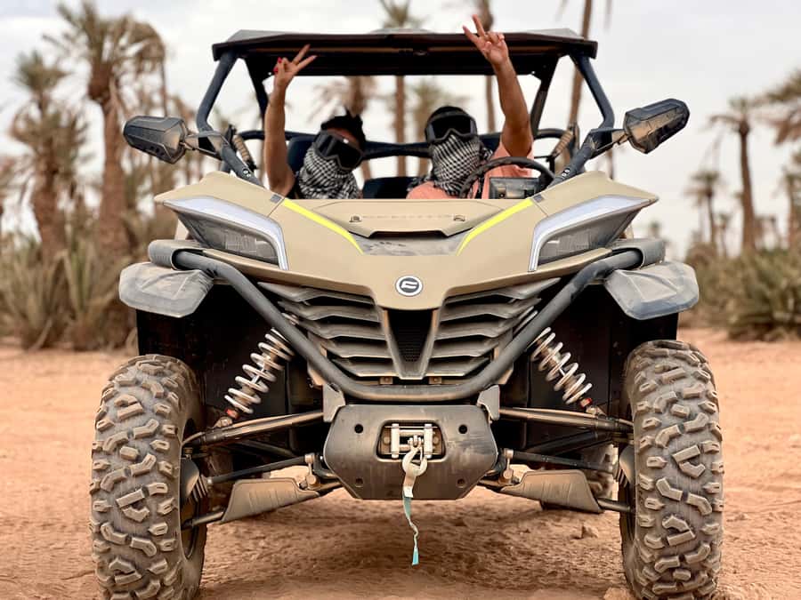 Marrakech: Buggy Adventure & Horse Riding in the Palm Grove - Getting ready for the horses