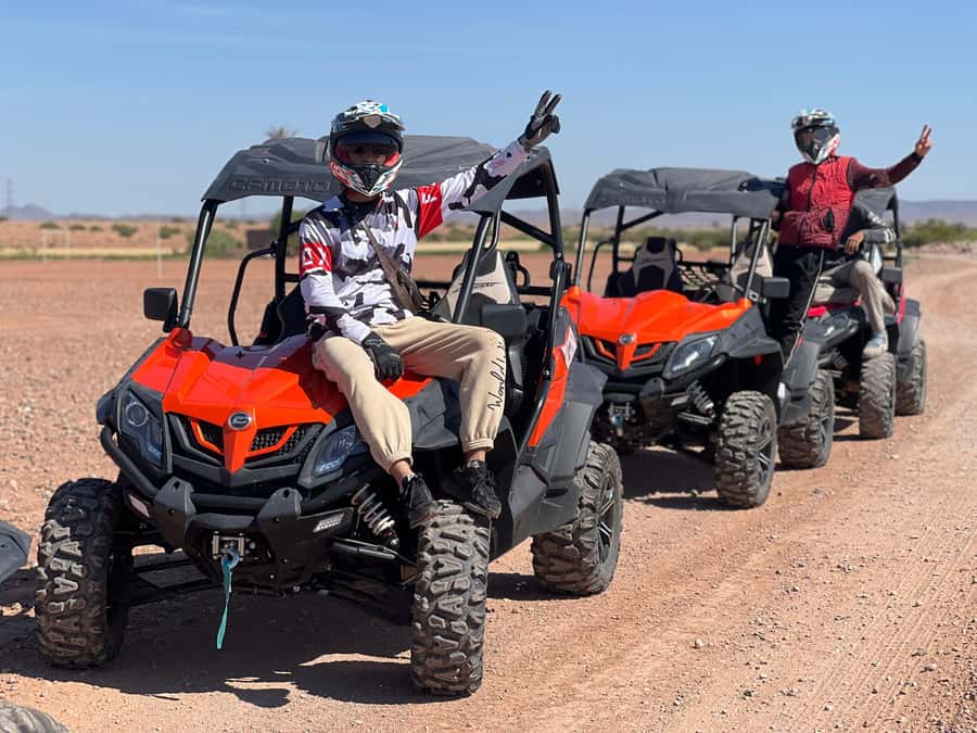 Marrakech Buggy Palmerie and Desert - Getting ready with a proper safety briefing