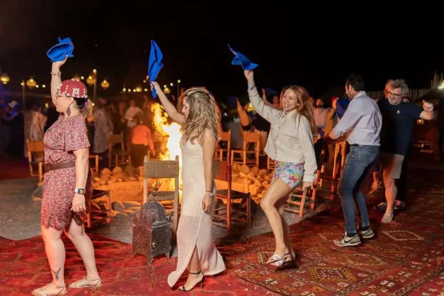 Marrakech: Camel Ride & Sunset Dinner with Fire Show - Leaving Marrakech for Agafay around 4:00 PM