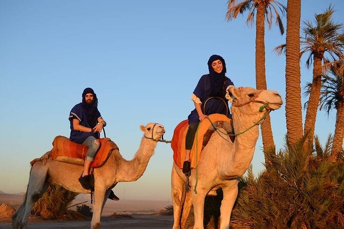 Marrakech: Camels & Quads on Sunset with Luxury Dinner, Fireshow - Tea at a Berber cooperative