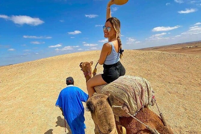 Marrakech: Camels & Quads on Sunset with Luxury Dinner, Fireshow - Music, dancing, and the fire show